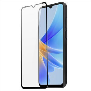 Dux Ducis 9D grūdintas stiklas Oppo A17 – juodas rėmelis
