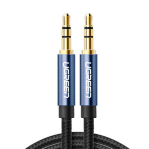 Ugreen AUX garso kabelis tiesus minijack 3.5 mm 1m mėlynas (AV112)