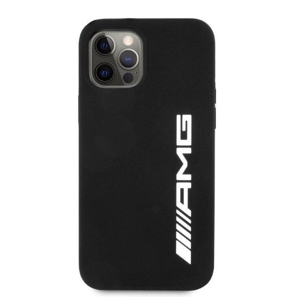 Mercedes-AMG silikoninis dėklas iPhone 12 Pro Max – juodas