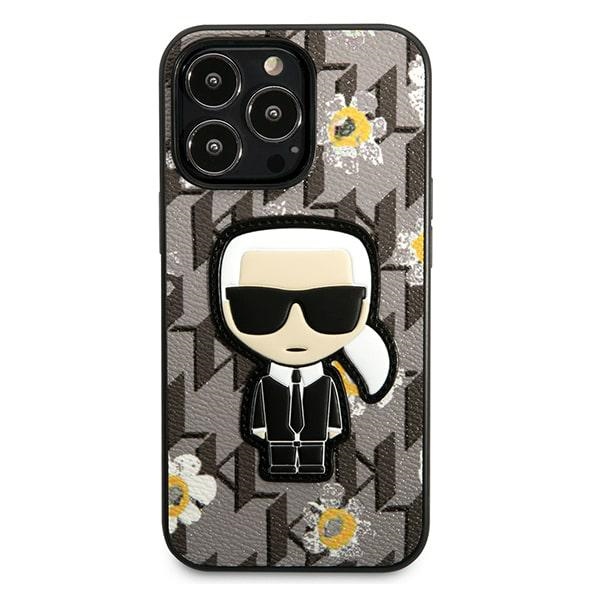 Karl Lagerfeld kietas dėklas iPhone 13/13 Pro – pilkas