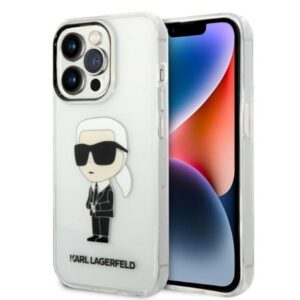 Karl Lagerfeld skaidrus dėklas iPhone 14 Pro