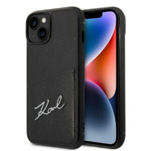 Karl Lagerfeld dėklas iPhone 14 Plus / 15 Plus – juodas