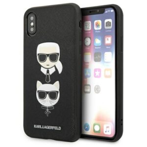 Karl Lagerfeld dėklas iPhone X/XS – juodas