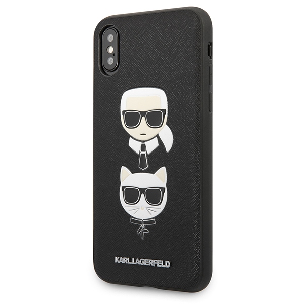 Karl Lagerfeld dėklas iPhone X/XS – juodas