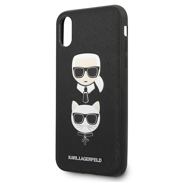 Karl Lagerfeld dėklas iPhone X/XS – juodas