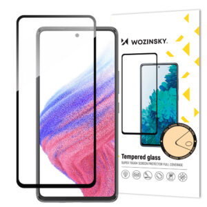 Grūdintas stiklas Samsung Galaxy A54 5G – juodas rėmelis