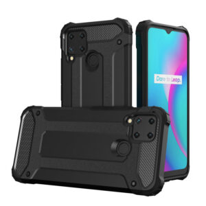 Hybrid Armor dėklas Realme 10 5G / 9i 5G – juodas