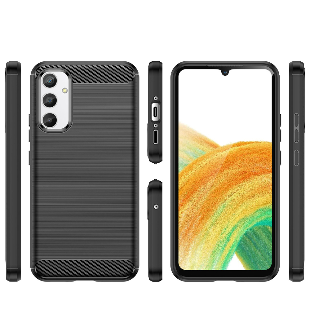 Anglies rašto TPU dėklas Realme 10 Pro – juodas