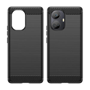 Anglies rašto TPU dėklas Realme 10 Pro+ – juodas