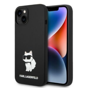 Karl Lagerfeld MagSafe dėklas iPhone 14 Plus – juodas