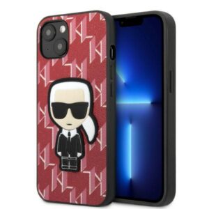 Karl Lagerfeld dėklas iPhone 13 – raudonas hardcase