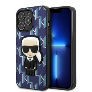Karl Lagerfeld dėklas iPhone 13 Pro Max – mėlynas