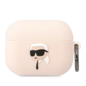 Karl Lagerfeld AirPods Pro dėklas – rožinis