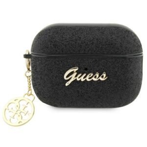 Guess AirPods Pro 2 dėklas – juodas, 4G Glitter Flake