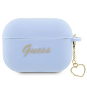 Guess silikoninis dėklas AirPods Pro 2 – mėlynas