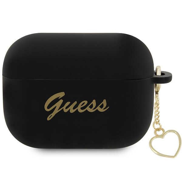 Guess silikoninis dėklas AirPods Pro 2 – juodas