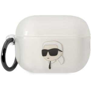 Karl Lagerfeld skaidrus dėklas AirPods Pro 2