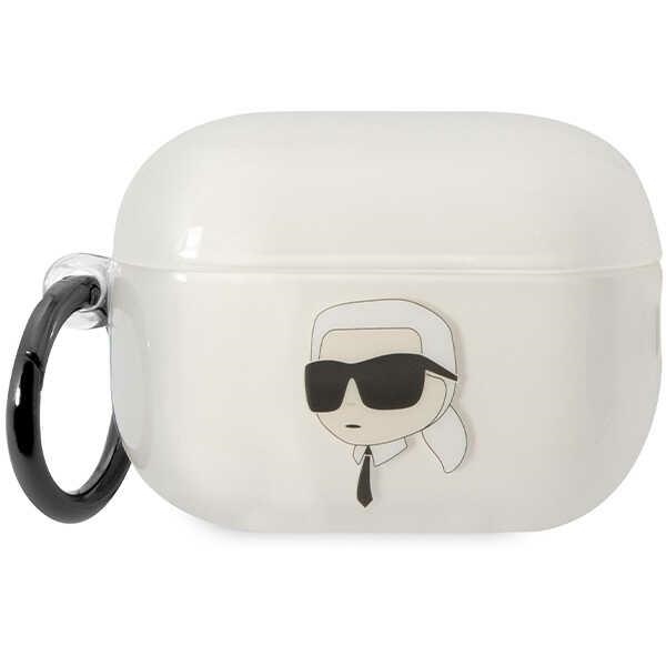 Karl Lagerfeld skaidrus dėklas AirPods Pro 2