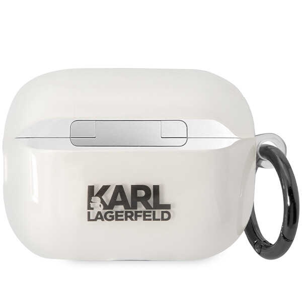 Karl Lagerfeld skaidrus dėklas AirPods Pro 2
