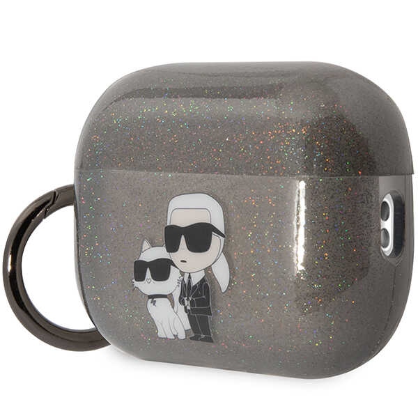 Karl Lagerfeld dėklas AirPods Pro 2 – juodas, Karl&Choupette
