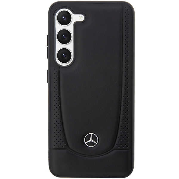 Mercedes odinis dėklas Samsung Galaxy S23 – juodas