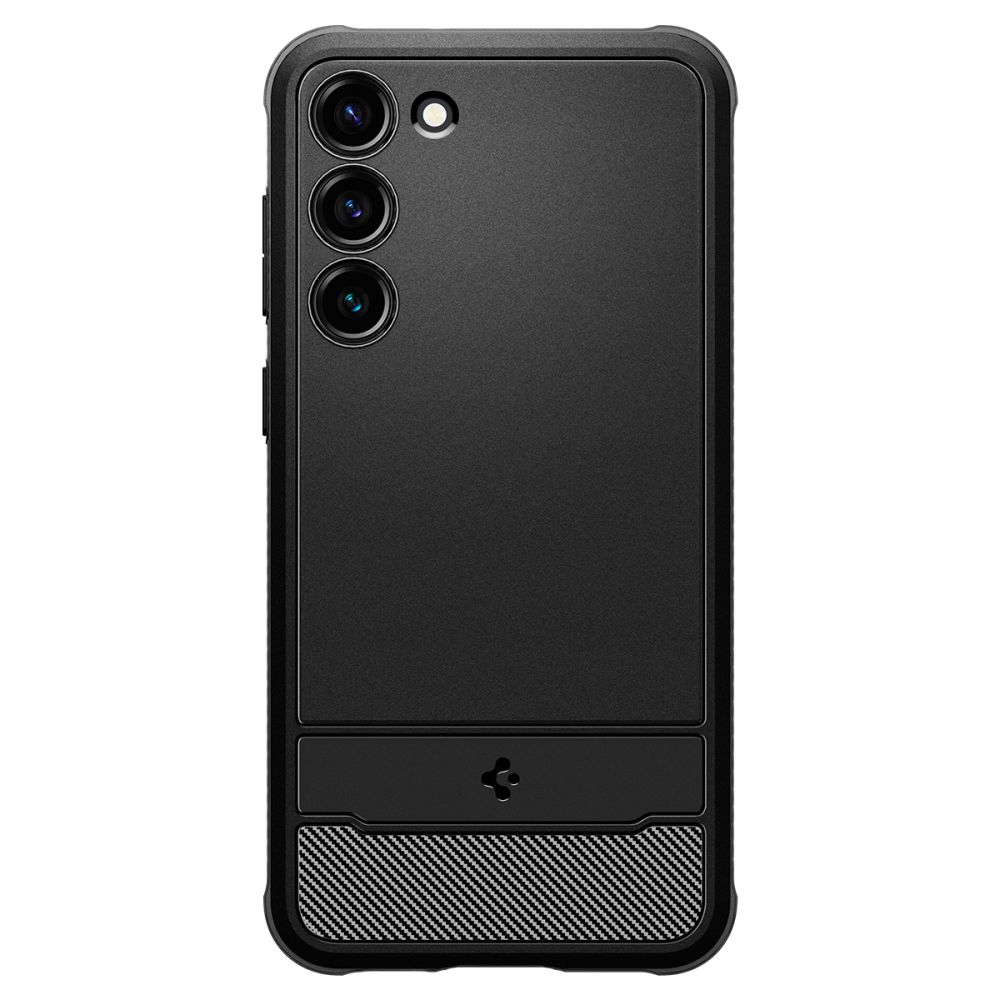 Dėklas Spigen Rugged Armor Galaxy S23, matinis juodas