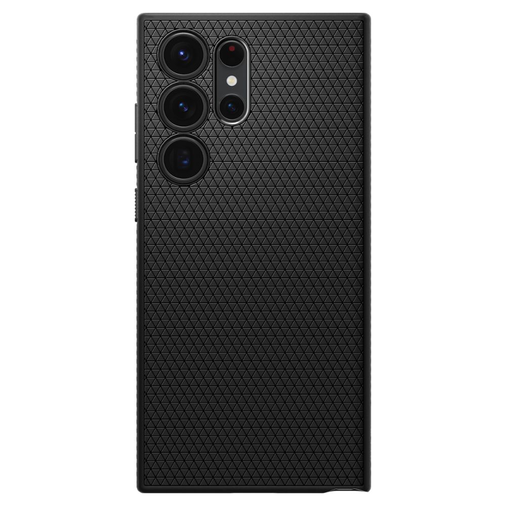 Dėklas Spigen Liquid Air Galaxy S23 Ultra, matinis juodas