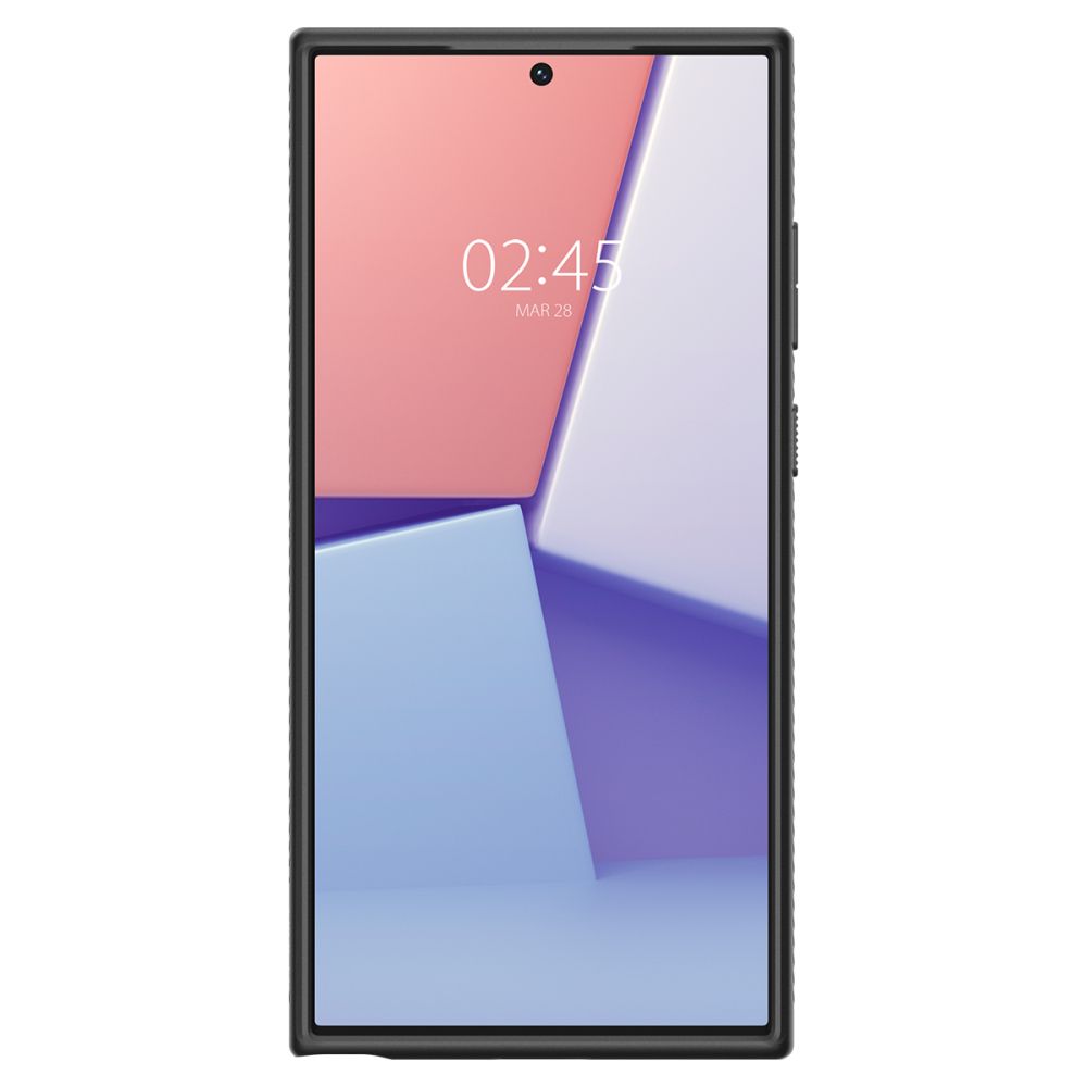 Dėklas Spigen Liquid Air Galaxy S23 Ultra, matinis juodas