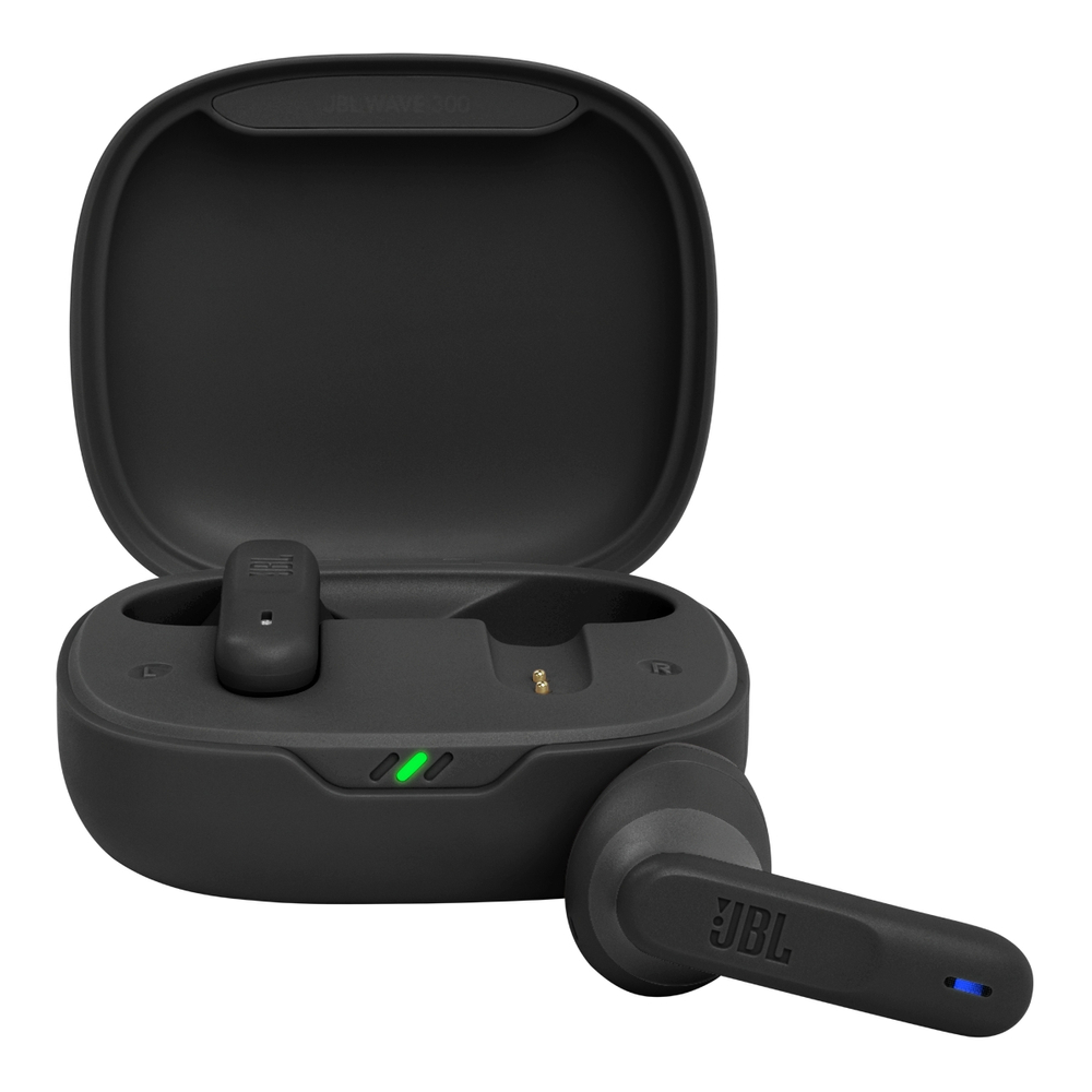 JBL Wave 300 Bluetooth TWS belaidžiai ausiniukai juodi (JBLW300TWSBLK)