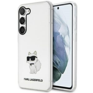 Karl Lagerfeld dėklas Galaxy S23+ – skaidrus