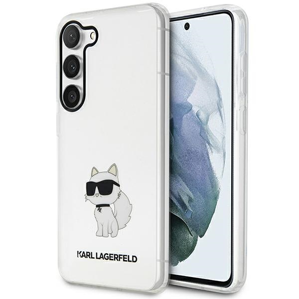 Karl Lagerfeld dėklas Galaxy S23+ – skaidrus