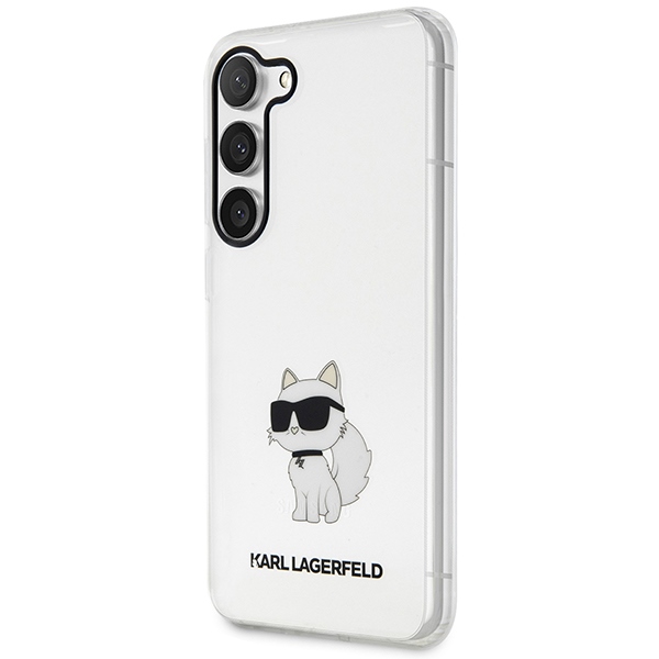Karl Lagerfeld dėklas Galaxy S23+ – skaidrus