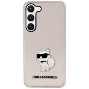 Karl Lagerfeld dėklas Samsung Galaxy S23 – rožinis