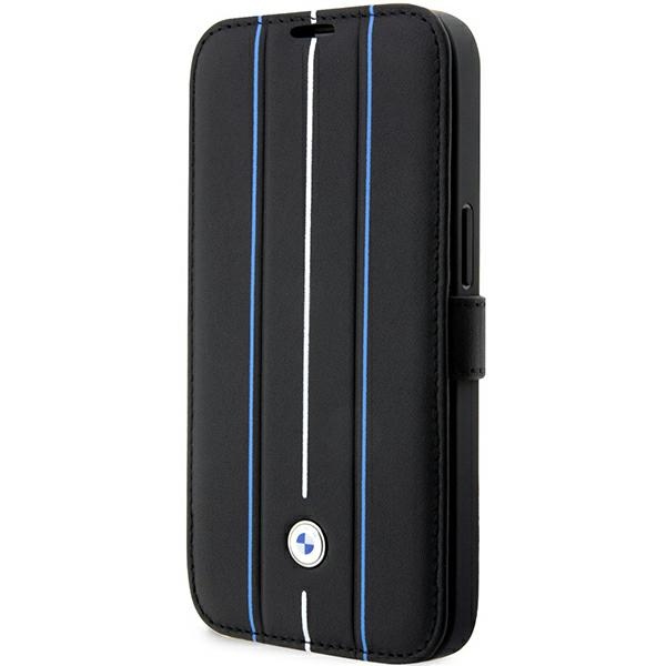 BMW odinis dėklas-knygutė iPhone 14 Pro – juodas