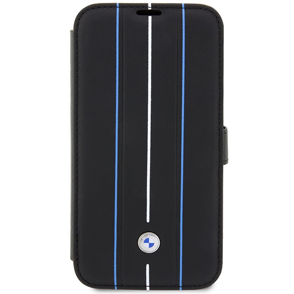 BMW odinis dėklas-knygutė iPhone 14 Pro – juodas
