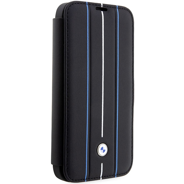 BMW odinis dėklas-knygutė iPhone 14 Pro – juodas