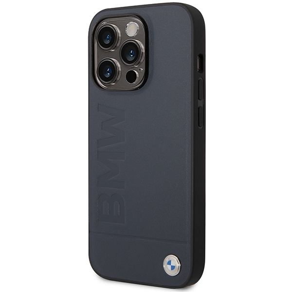 BMW Signature MagSafe dėklas iPhone 14 Pro Max – tamsiai mėlynas