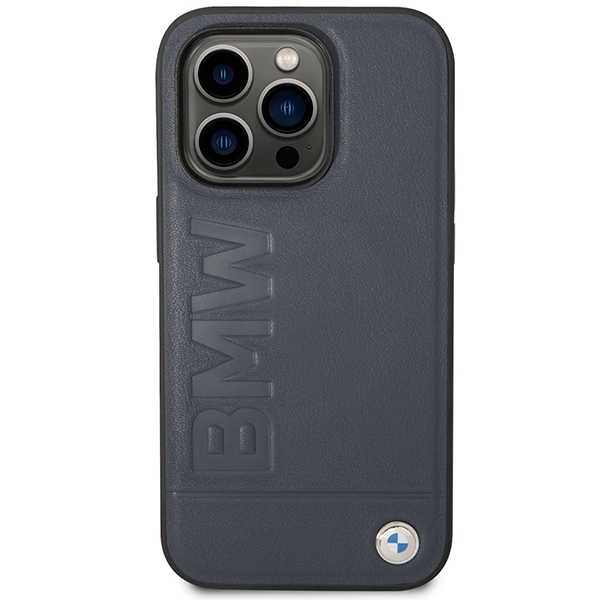 BMW Signature MagSafe dėklas iPhone 14 Pro Max – tamsiai mėlynas