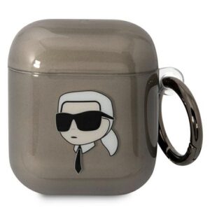 Karl Lagerfeld dėklas AirPods 1/2 – juodas