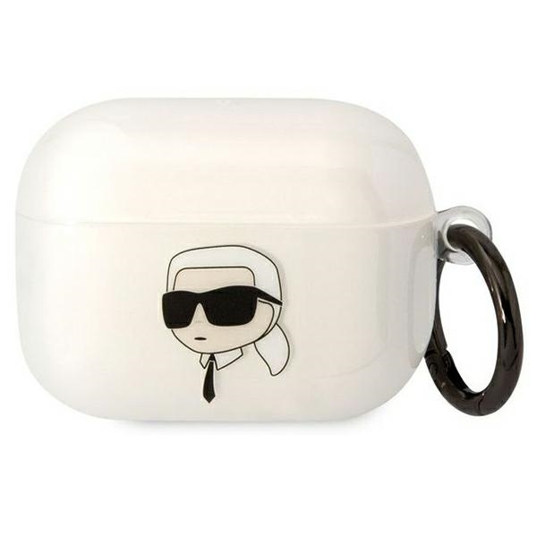 Karl Lagerfeld dėklas AirPods Pro (1 gen.) – skaidrus