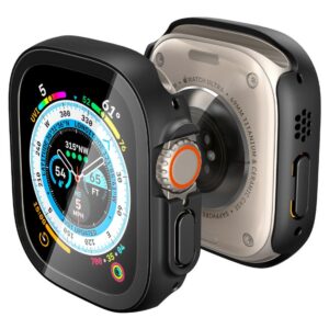 Dėklas Spigen Thin Fit 360 Apple Watch Ultra 1 / 2 (49 mm), juodas