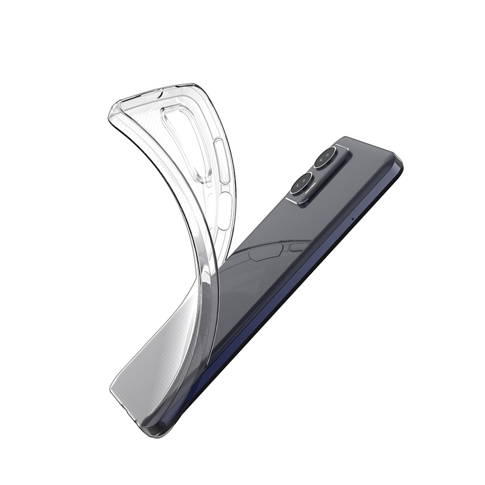 Ultra Clear 0.5mm dėklas, skirtas Motorola Moto G73 5G plonas dangtelis skaidrus