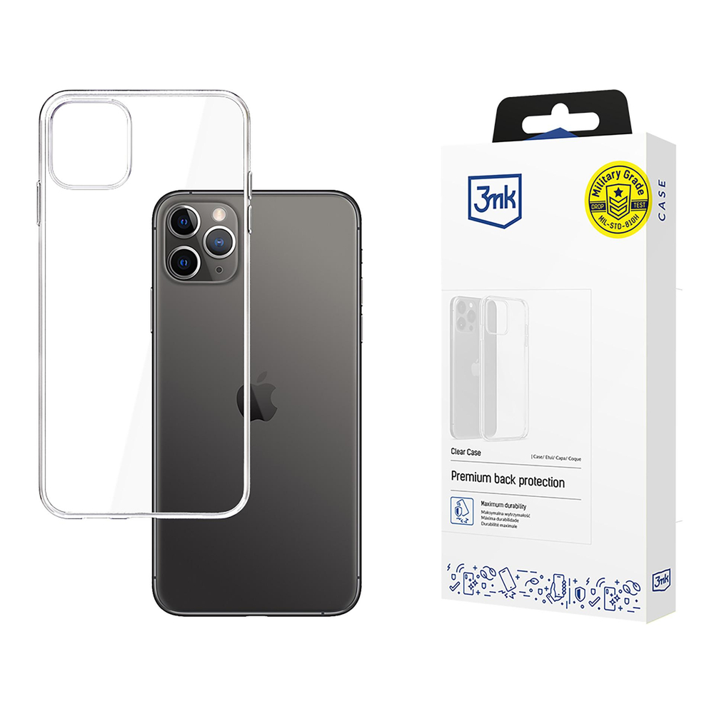 3mk skaidrus dėklas, skirtas iPhone 11 Pro Max – skaidrus