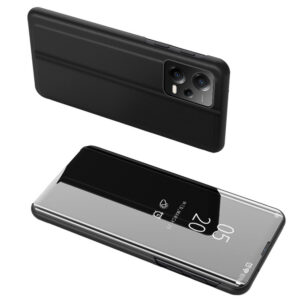 Clear View dėklas Xiaomi Redmi Note 12 5G / Poco X5 5G – juodas