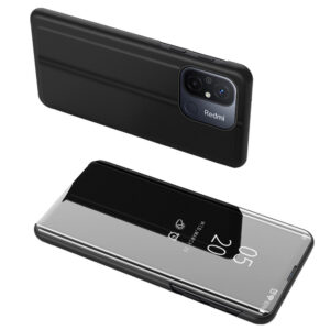 Clear View dėklas Xiaomi Redmi 11A/12C, Poco C55 – juodas