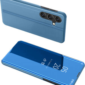 Clear View Case dėklas Samsung Galaxy A24 4G – mėlynas