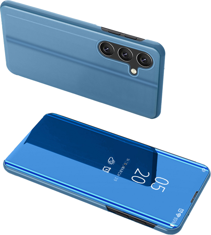 Clear View Case dėklas Samsung Galaxy A24 4G – mėlynas