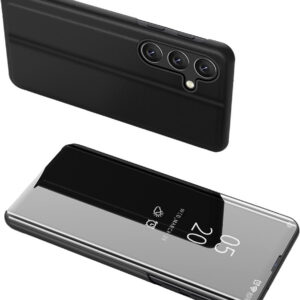 Clear View Case dėklas Samsung Galaxy A24 4G – juodas