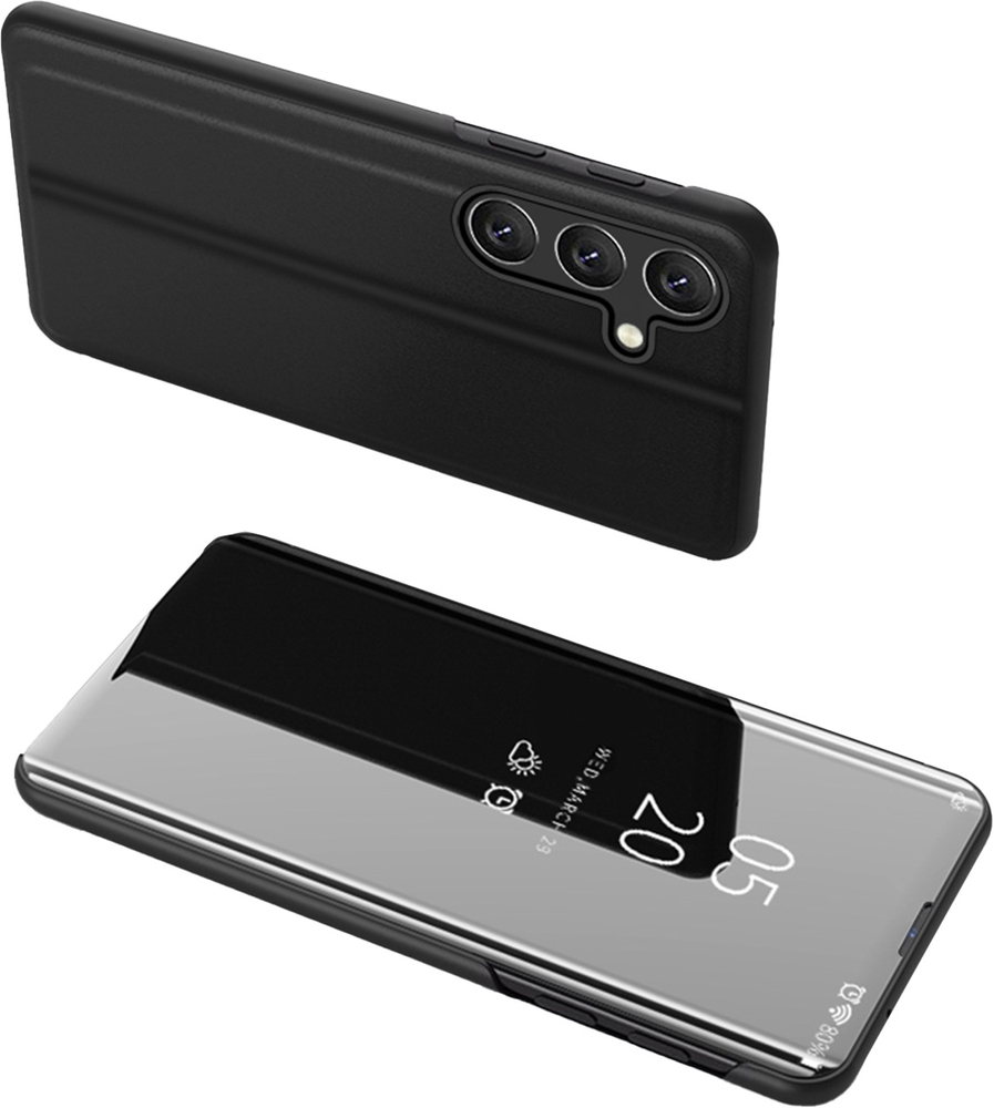 Clear View Case dėklas Samsung Galaxy A24 4G – juodas