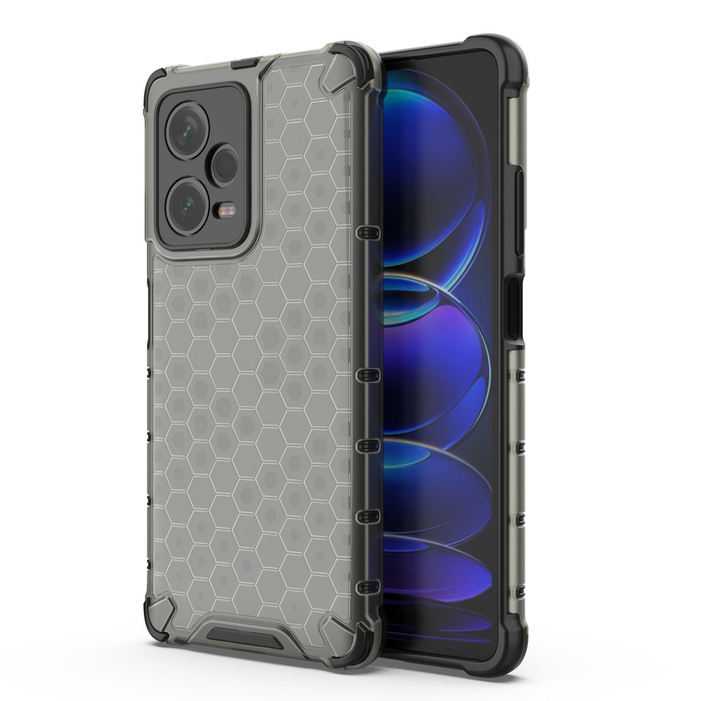Šarvuotas dėklas Xiaomi Redmi Note 12 Pro+ – juodas